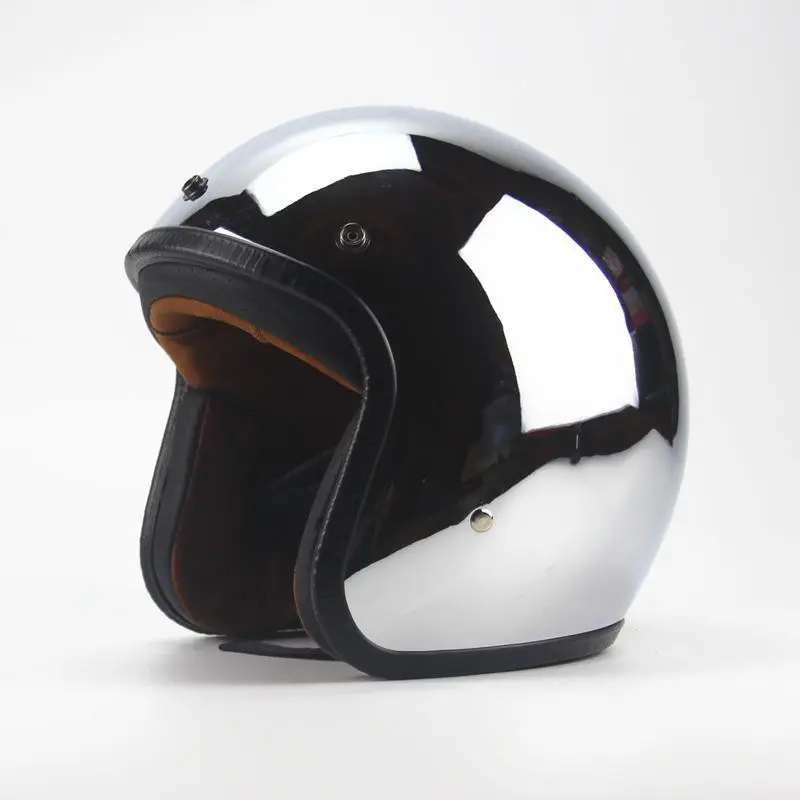 Retro Battery Electric Vehicle Helmet Mirror Reflective