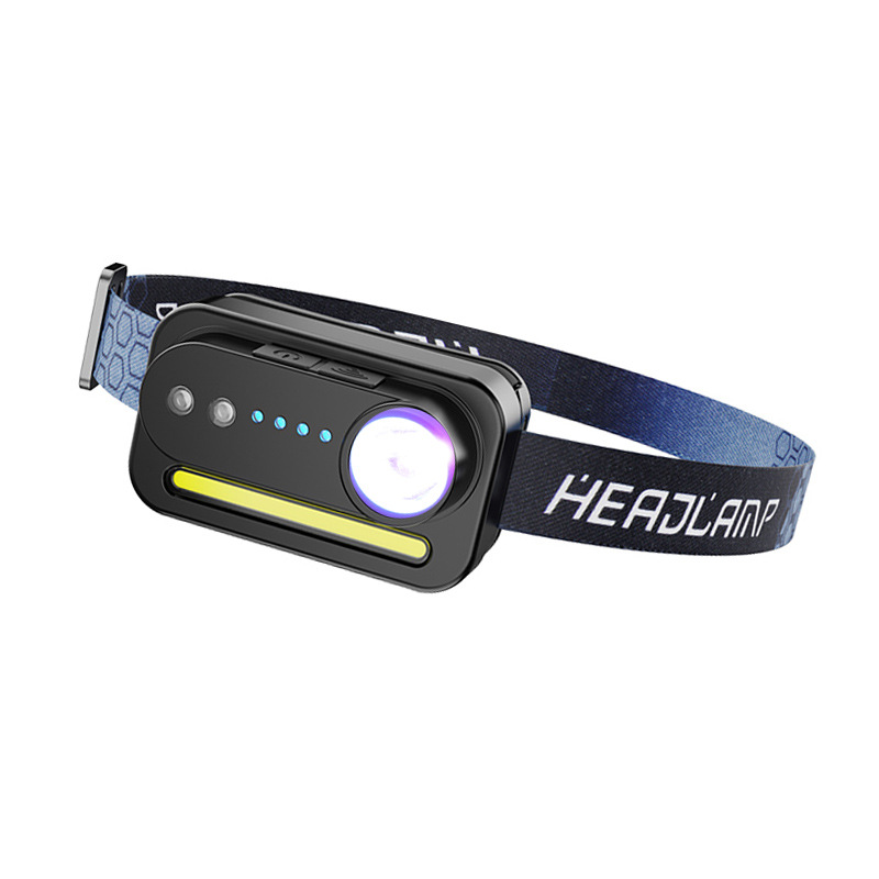 Camera Strong Light Sensor Headlight LED Rechargeable - Image 2