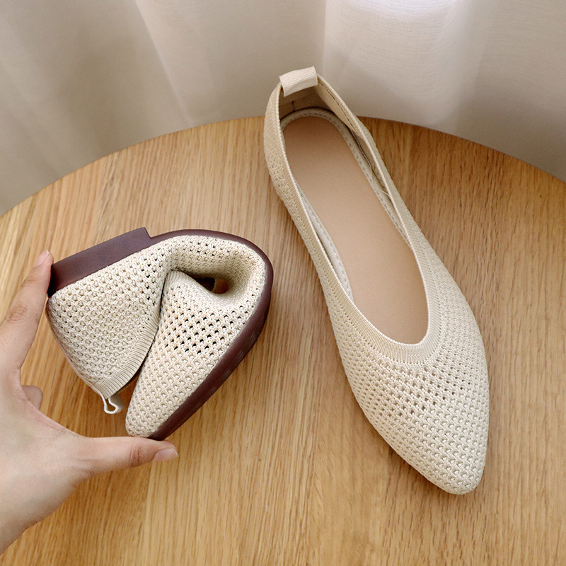 Beige Pointed Toe