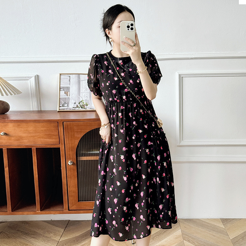 French Style Temperament Not Greasy To Wear All-matching Slimming Dress