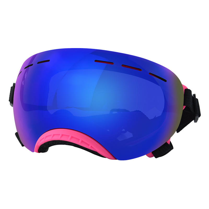 Pink Frame Blue Lens