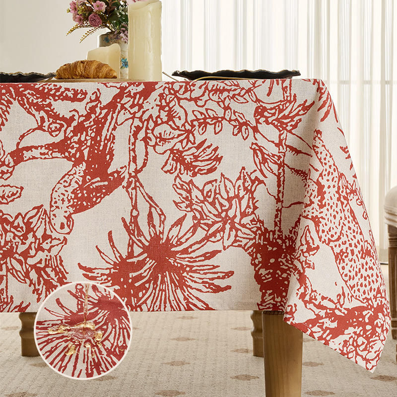 Household Heavy-duty Thick  Waterproof Tablecloth Cross-border Custom-made