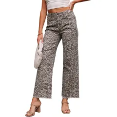 Women's European And American Personalized High Waist Frayed Jeans - Lc7875449P1720-10 - View 1