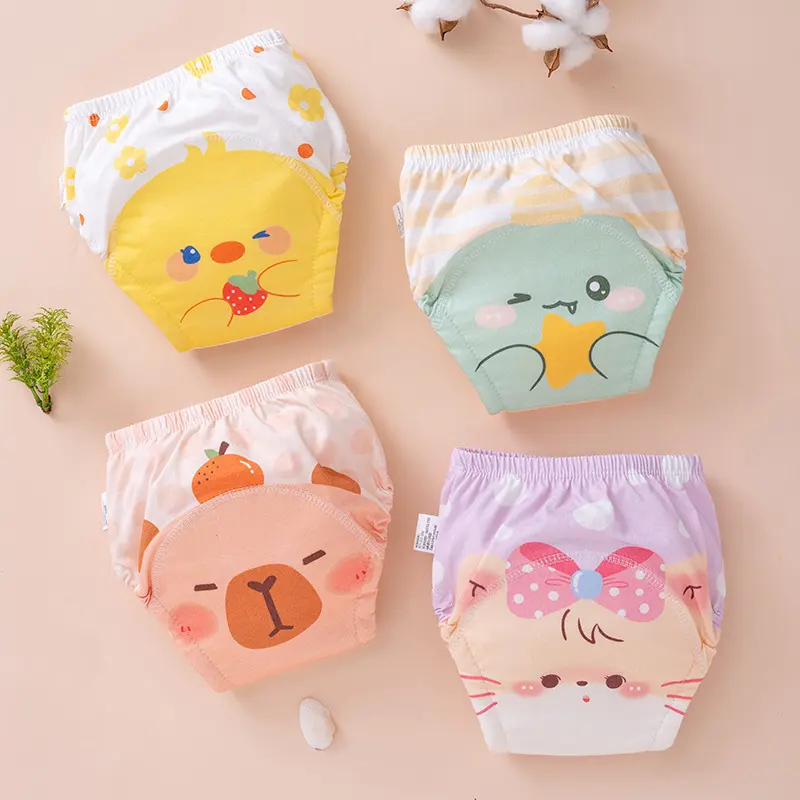 Baby's Diaper Underwear Pure Cotton Washable Ring Baby Diapers