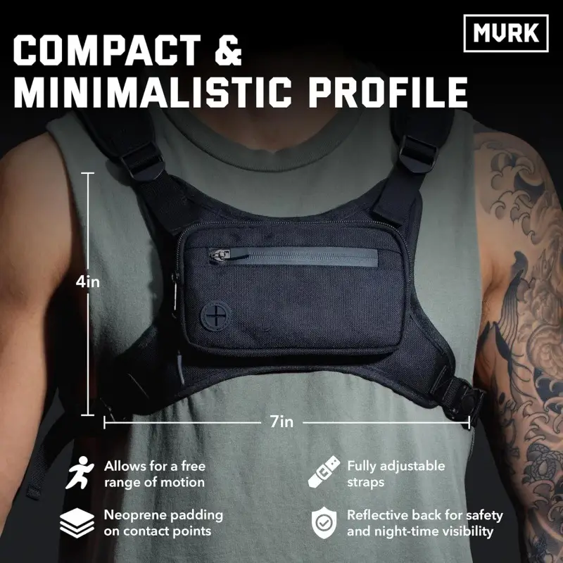 Men's Multi-functional Training Sports Tactics Outdoor Chest Bag