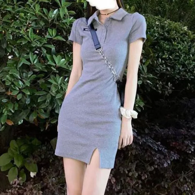 Women's Waist cinching Elegant Slim fit Pencil Skirt Gray - Shop at LoveMi
