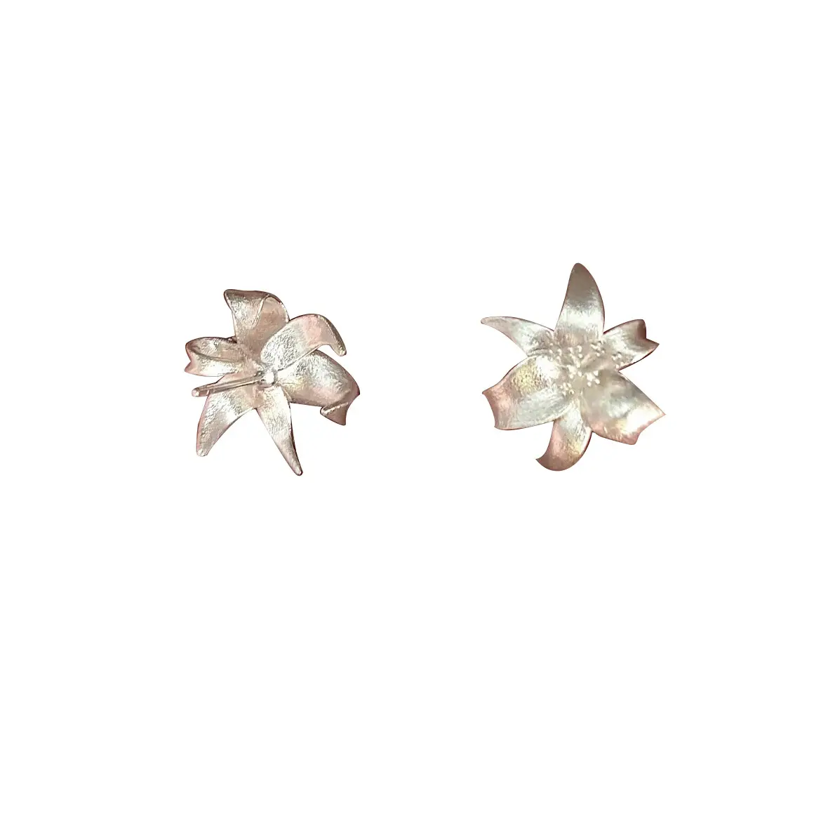 Design Temperament Personalized Flower Earrings