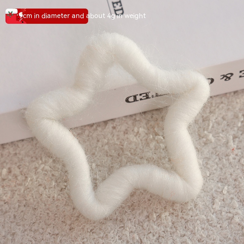 Wool Rounded Five Pointed Star