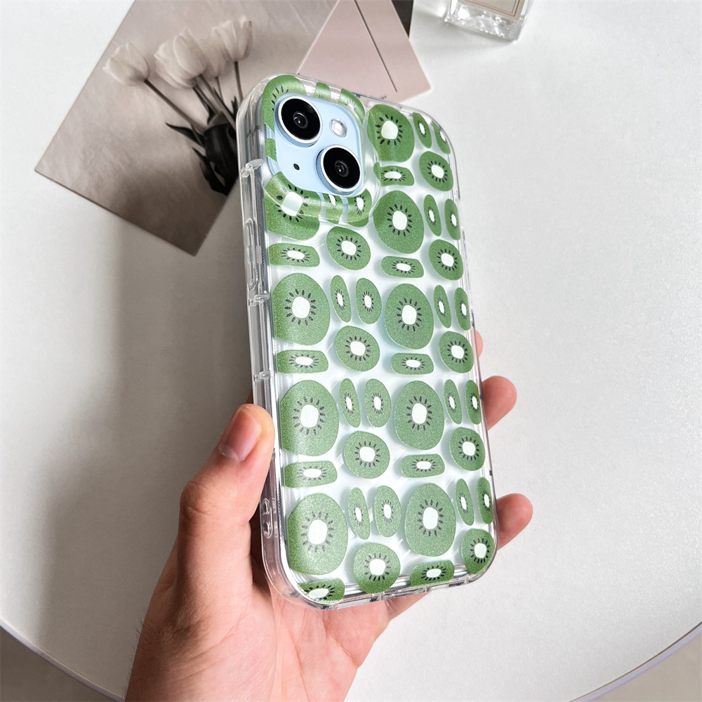 Transparent Sliced Kiwi Fruit Phone Case - Image 5