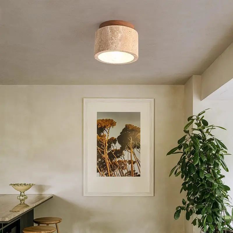 Japanese Wabi Sabi Style Ceiling Light Vintage