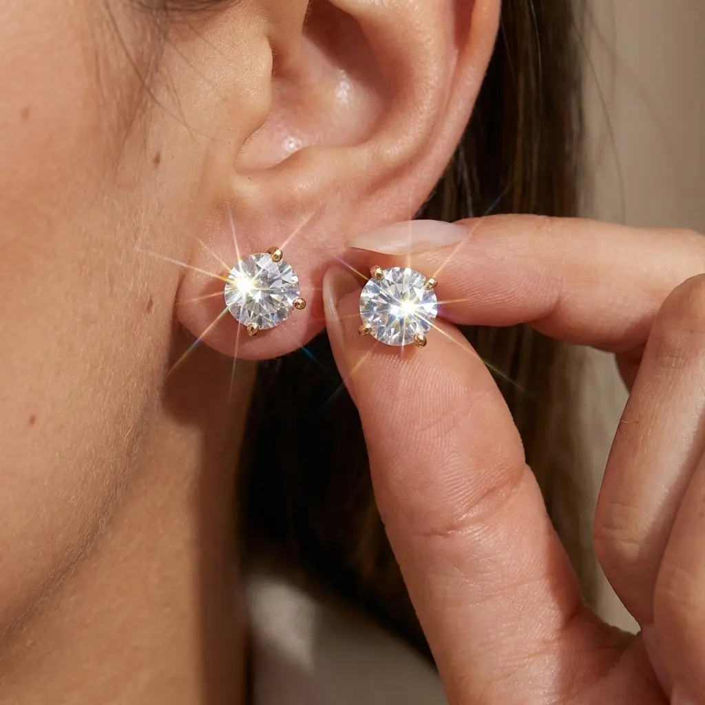 Fashionable Minimalist Stud Earrings Chic And Delicate