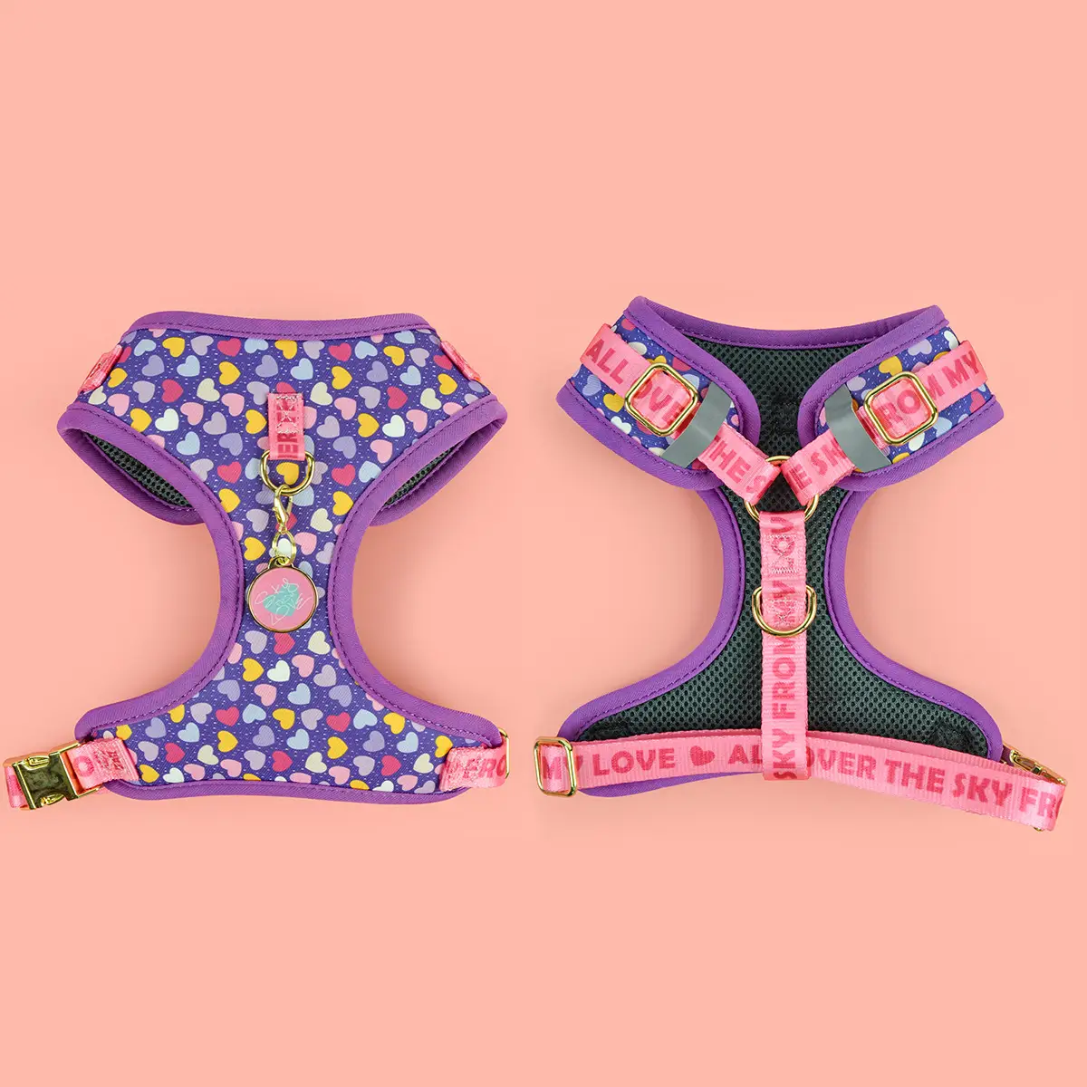Fashionable Breathable Adjustable Dog Breast Strap