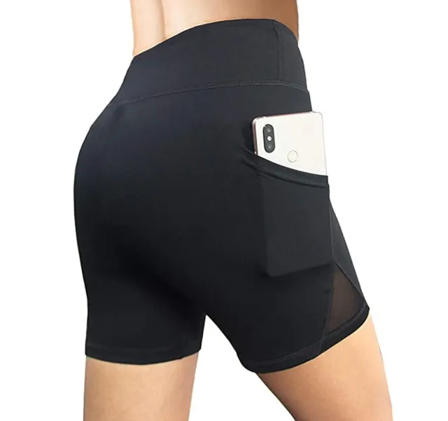 Hip Raise Yoga Women's High Waist Solid Color Tights Running Fitness Sports Pants Black - Shop at LoveMi