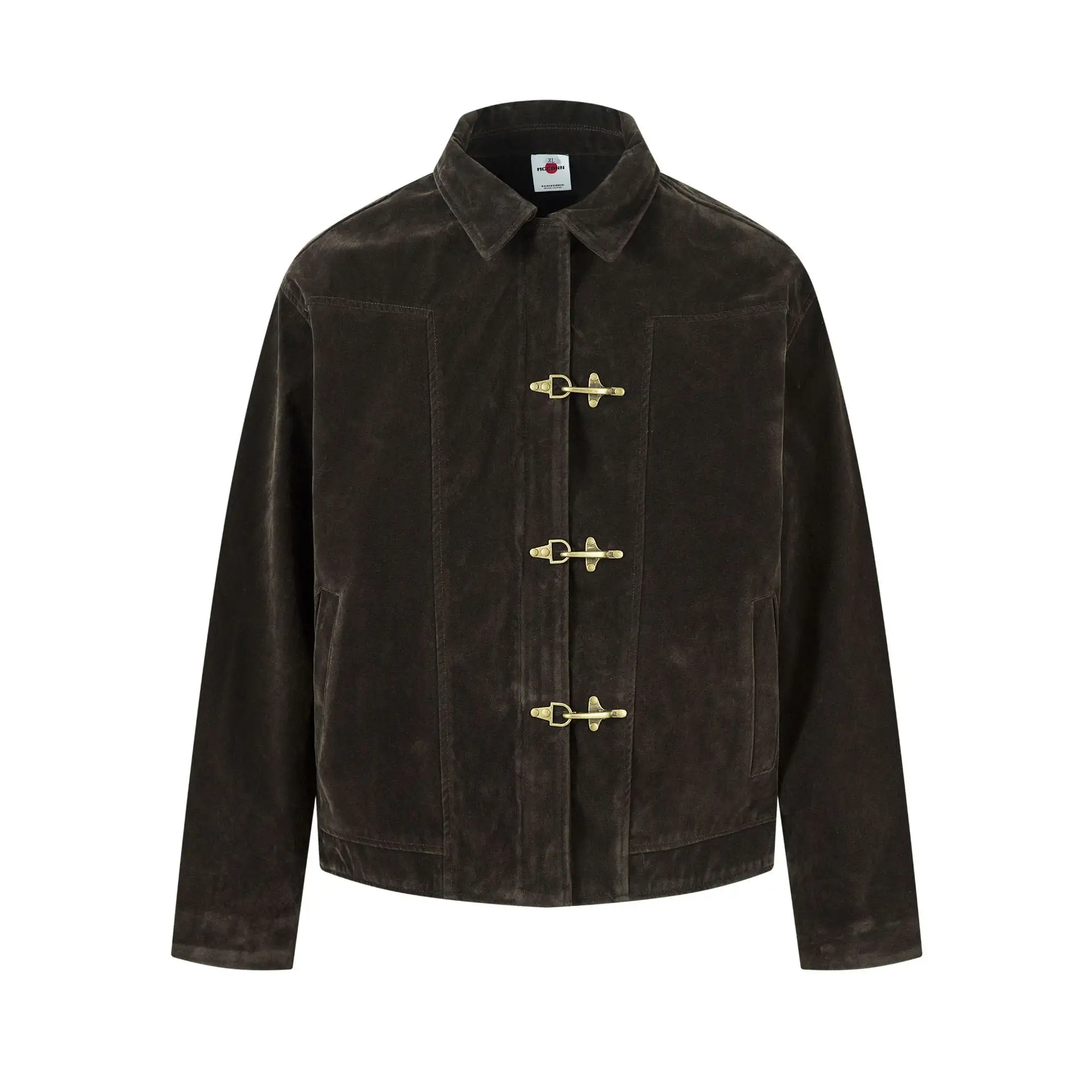Deconstructed Jacket Design Mens Cropped Relaxed-fit Casual