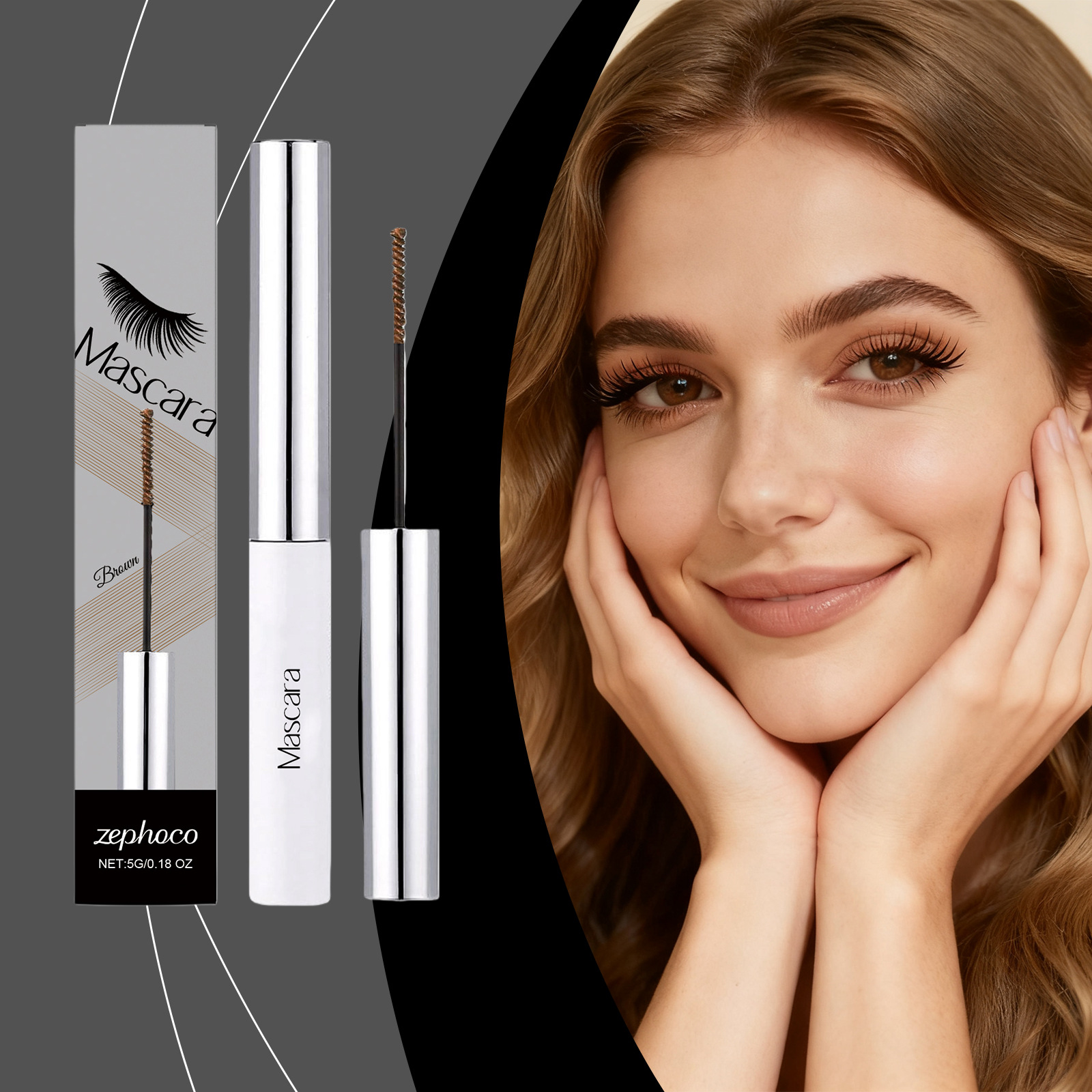 Lightweight, Smooth, Smudge-proof, Naturally Curled, Daily Beautiful Makeup