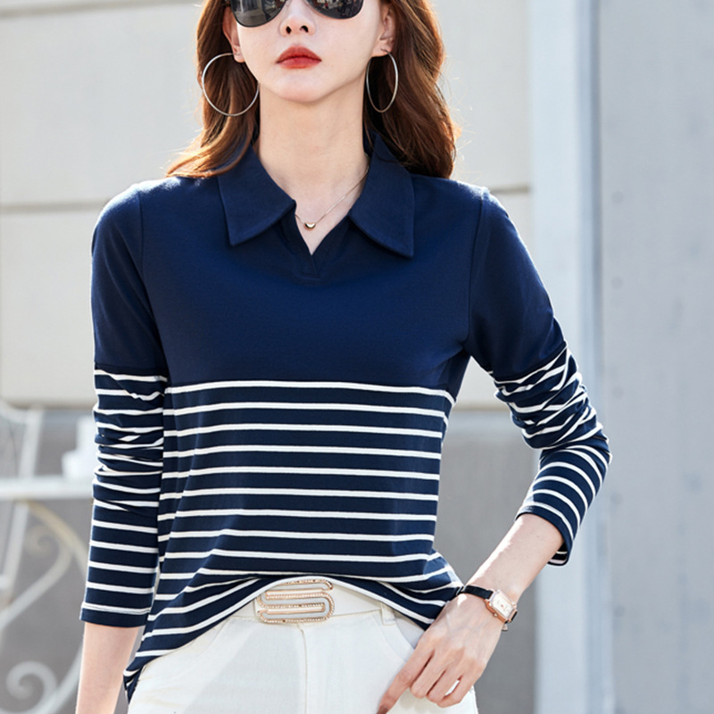 Loose Figure-flattering Base Layer Top For Spring And Autumn