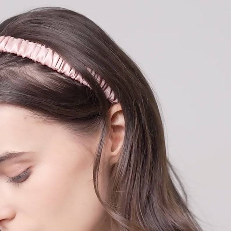 2cm Silk Sports Headdress Hair Band Lotus Pink - Shop at LoveMi
