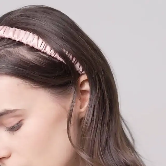 2cm Silk Sports Headdress Hair Band Lotus Pink - Shop at LoveMi