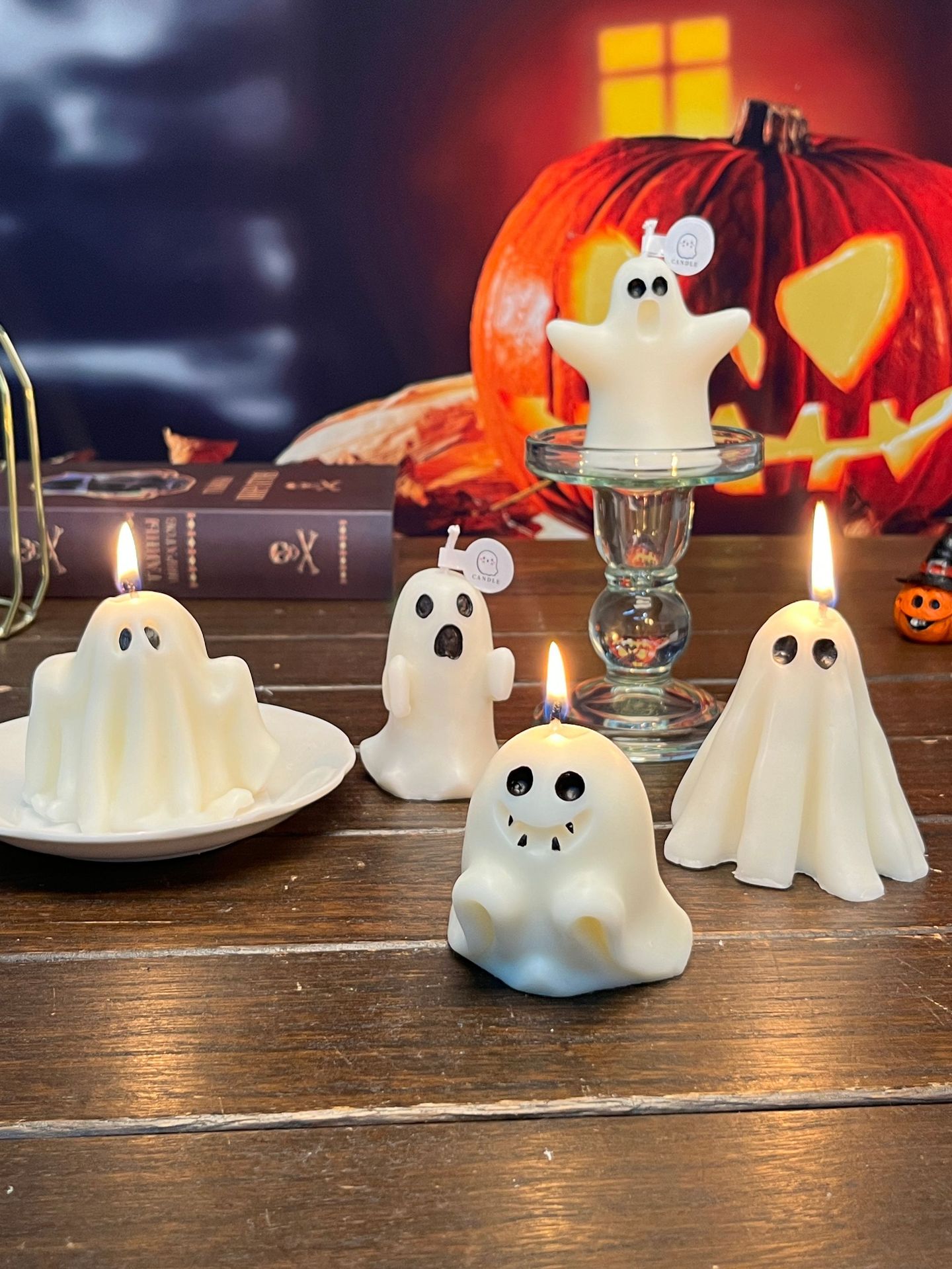 Title 1, Party Decoration Gift Halloween Funny Ghost Aro...