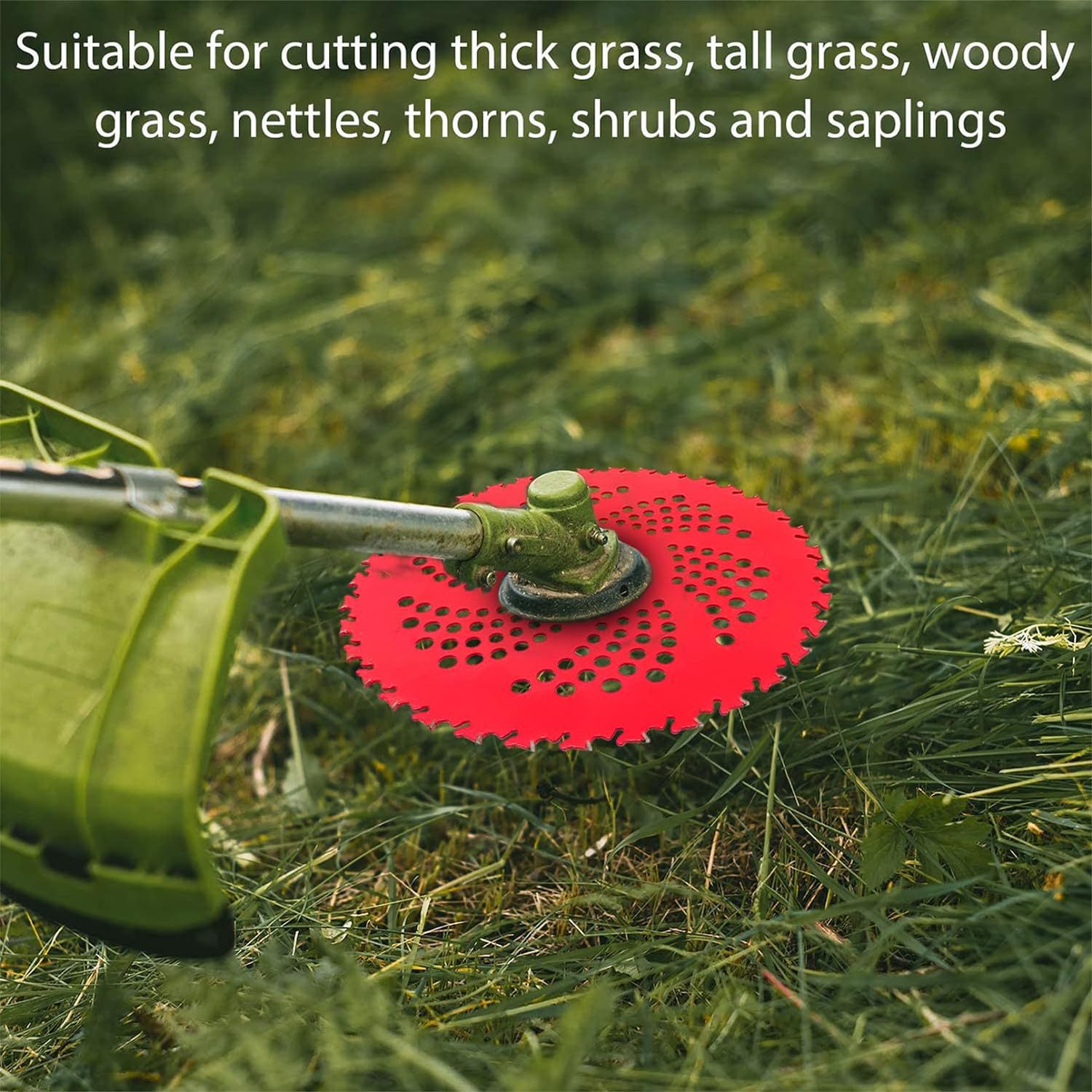 Alloy Red Lawn Mower Blade For Mowing And Weeding In Gardens