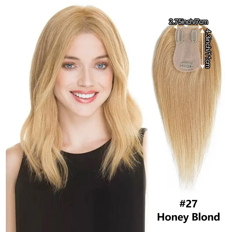 Womens Hair Extension Piece To Cover Gray Hair Add Volume