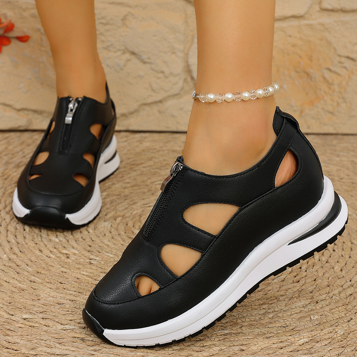 comfortable black soft sole sandals for women