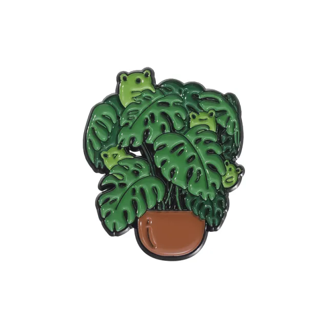 Skull Ghost Plant Series Brooch Decorations Top Backpack Punk Badge Gift Style C - Shop at LoveMi