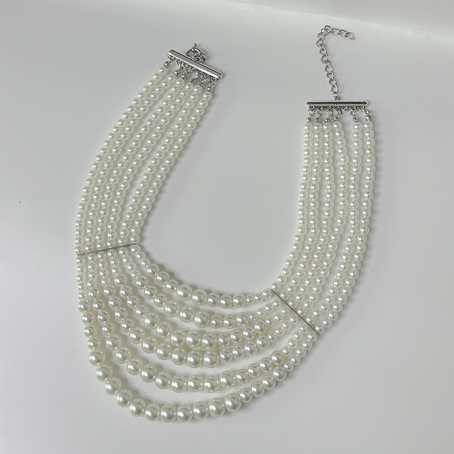 Heavy Industry Light Luxury High-grade Multi-layer Pearl Necklace