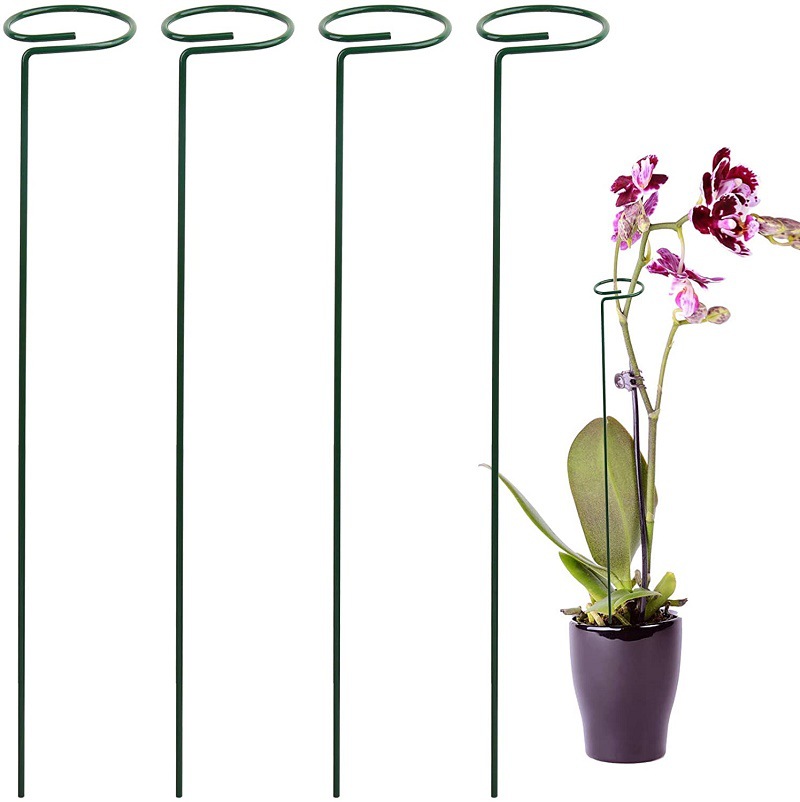 Garden Garden Plant Bracket Climbing Iron Support Wire Metal Round Indoor And Outdoor Fixing Pole
