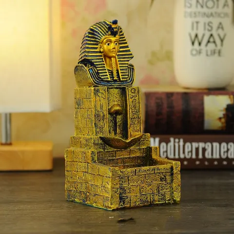 Creative Ancient Egypt Backflow Incense Burner Resin Crafts Home