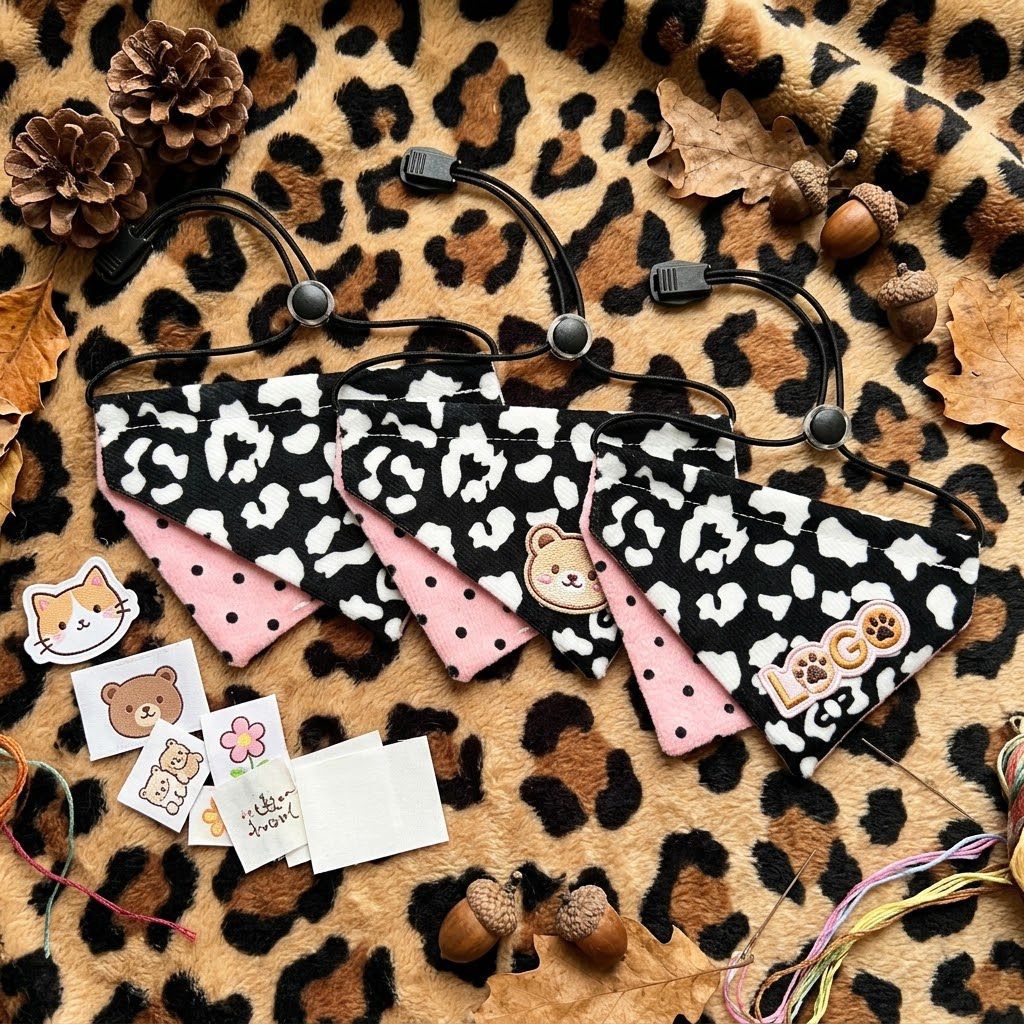 Leopard-Print Pet Bandana