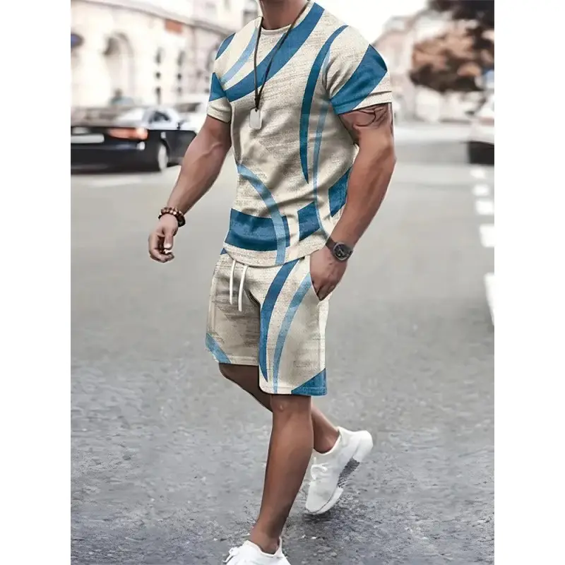 Sports Short-sleeved T-shirt Suit Two-piece Outdoor