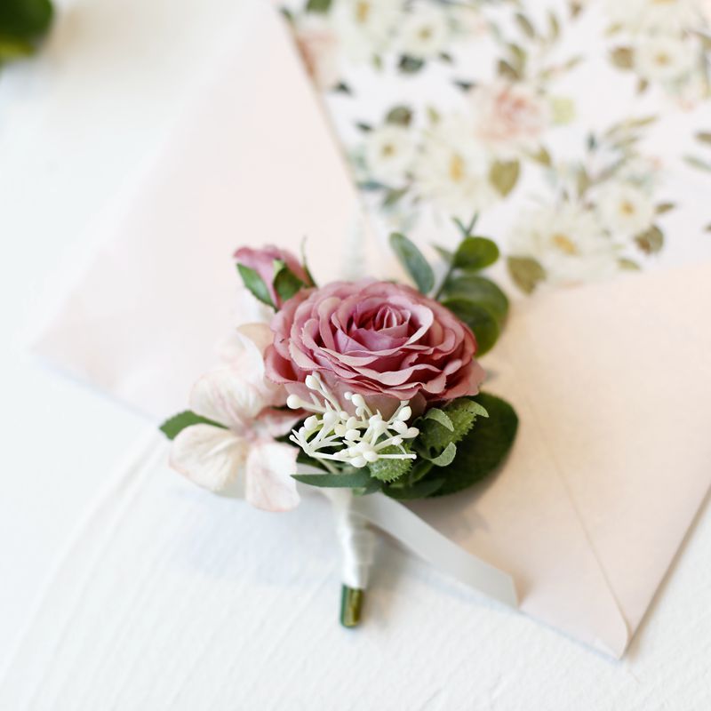 Rose Purple Corsage