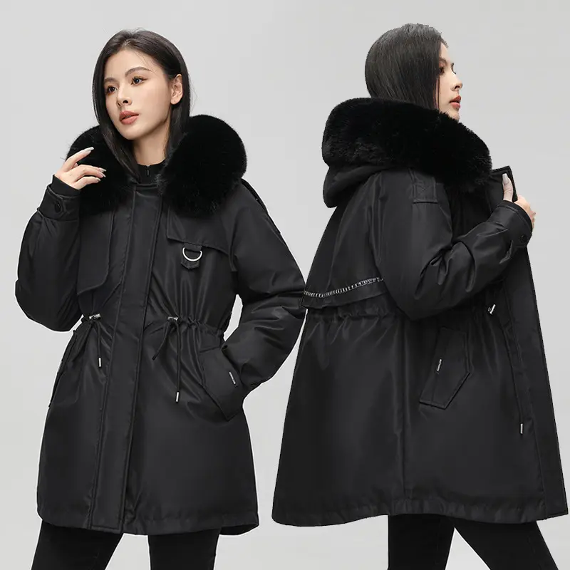 Mid-length Versatile Cotton Coat That Hits Below