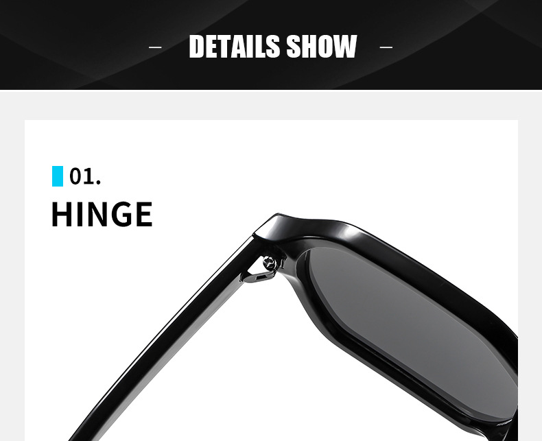 Hexagonal sunglasses in leopard print frame – small frame polygonal fashion eyewear