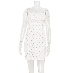 Women's Casual And Comfortable Sleeveless Slip Dress Perfect For Home Wear - White - View 1