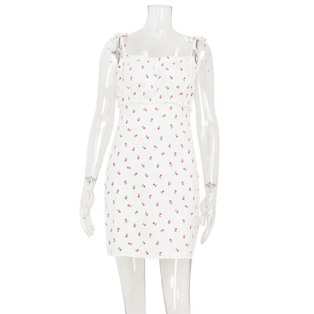 Women's Casual And Comfortable Sleeveless Slip Dress Perfect For Home Wear White - Shop at LoveMi