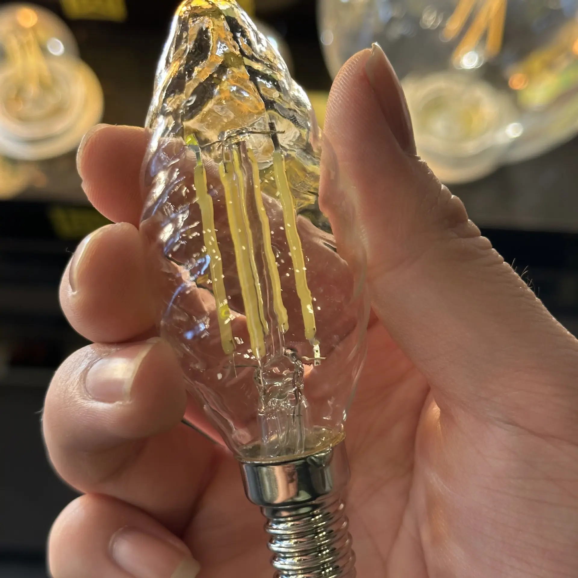 Threaded Ice Cream Bulb Jewelry