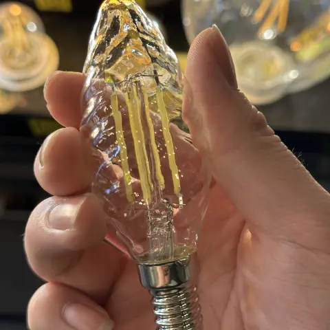Threaded Ice Cream Bulb Jewelry Decoration