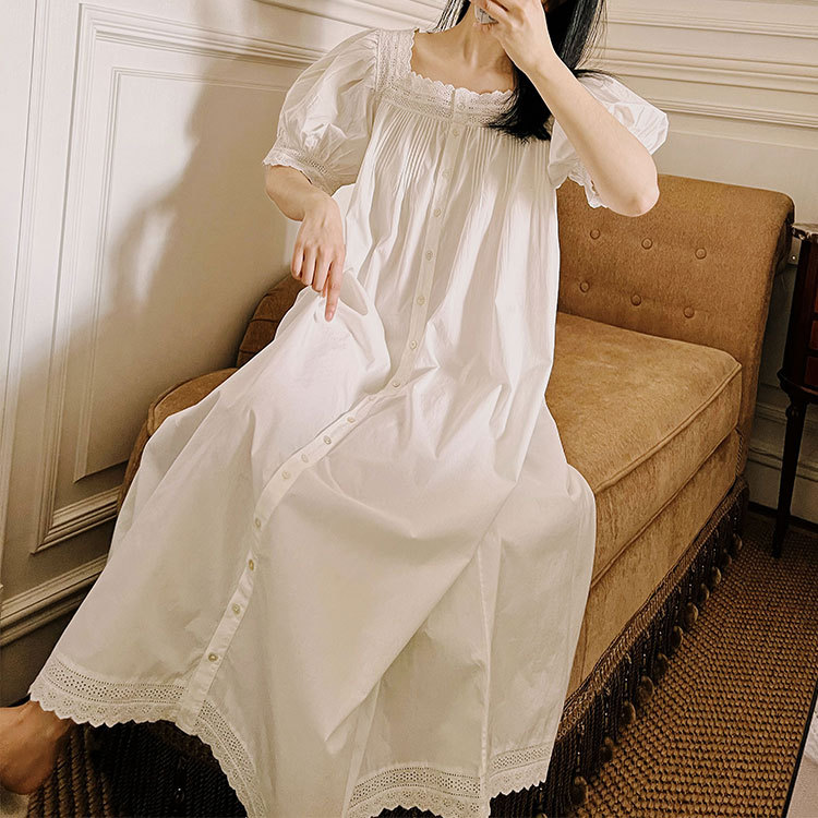 Retro Court Princess Style Pajamas Homewear