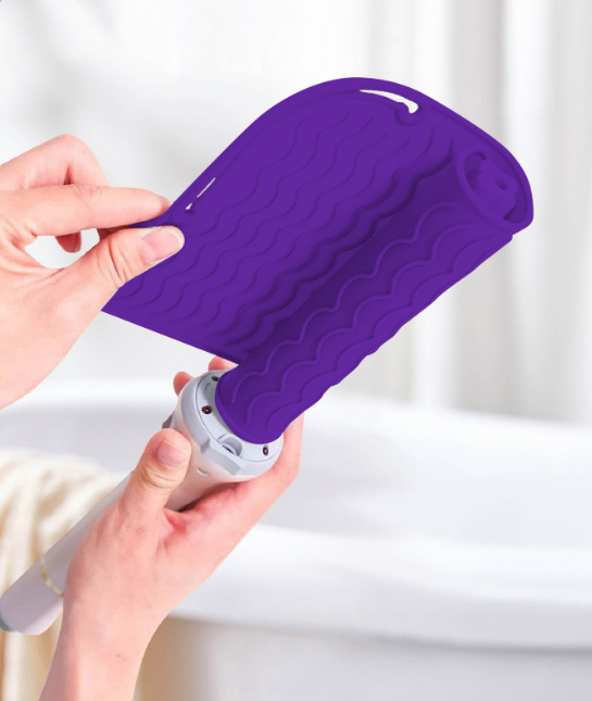 Data Curling Hair Stick Silicone Pad Straightener Hair Perm Stick