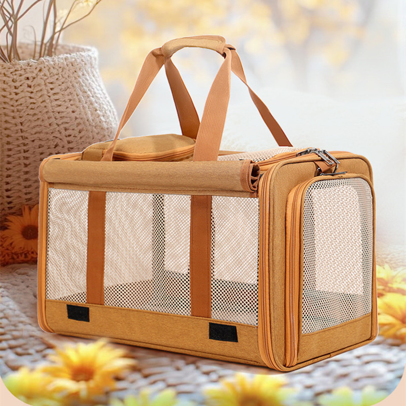 Portable Space-Oxford Cloth Single-Shoulder Folding Cat And Dog Carrier