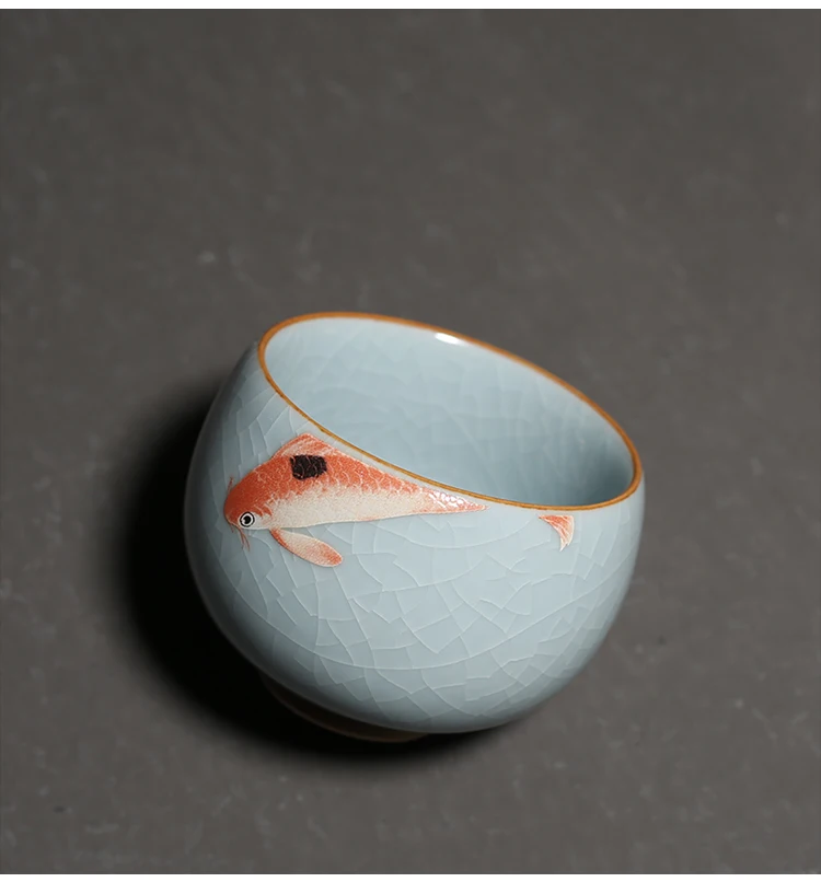 Title 7, Ruyao Tianqing ceramic teacup Elevate your tea ...