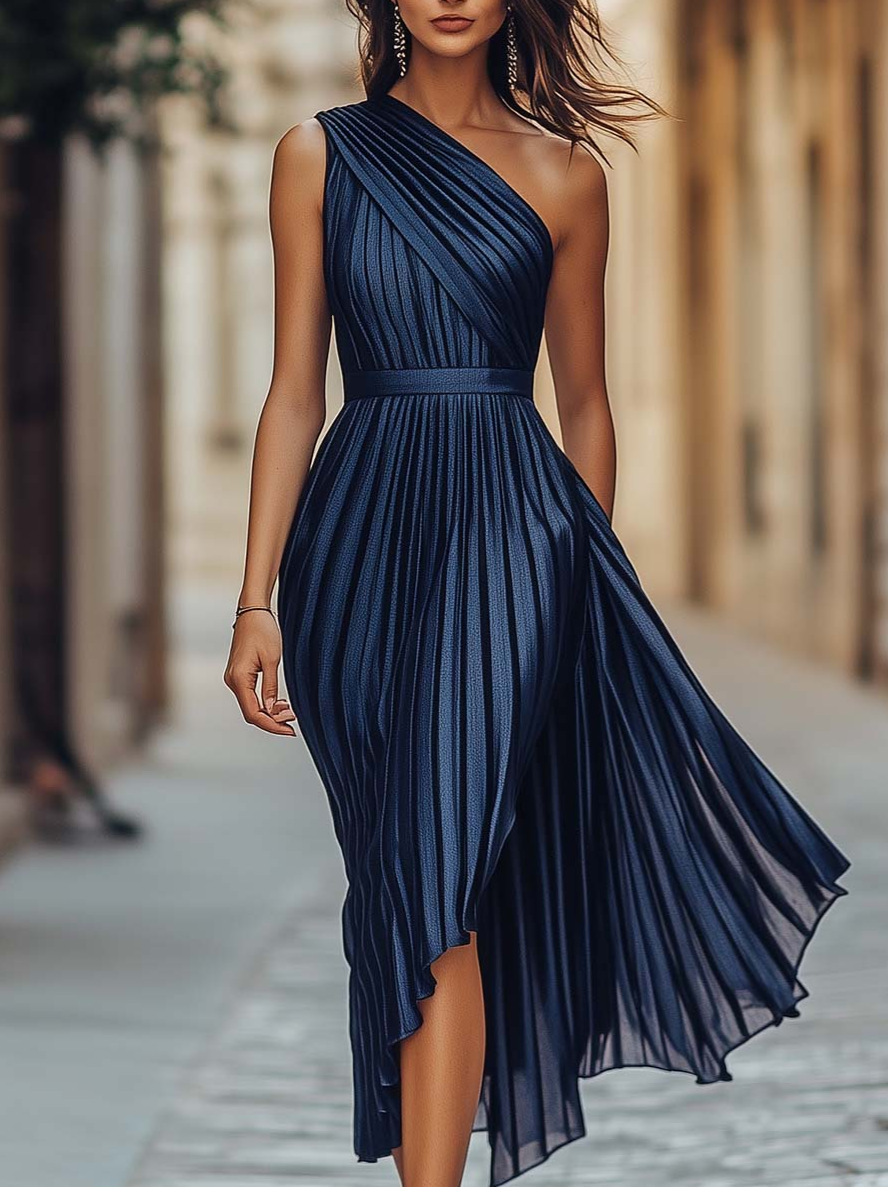 Off-the-Shoulder High-Waist Dress, picture 5 of 6