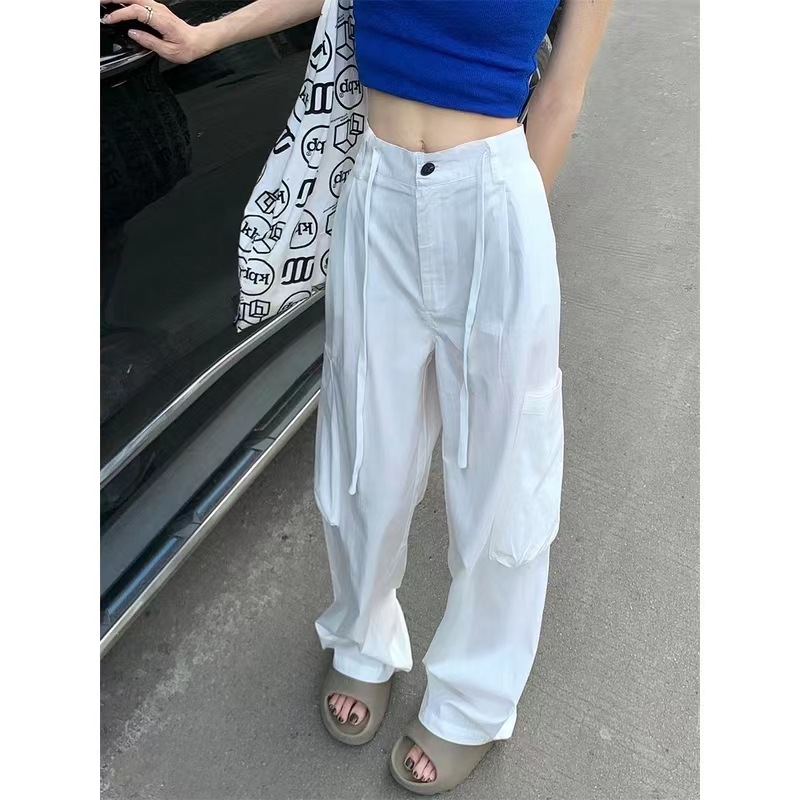 Title 2, New Simple Harajuku Style Sports Pants Women