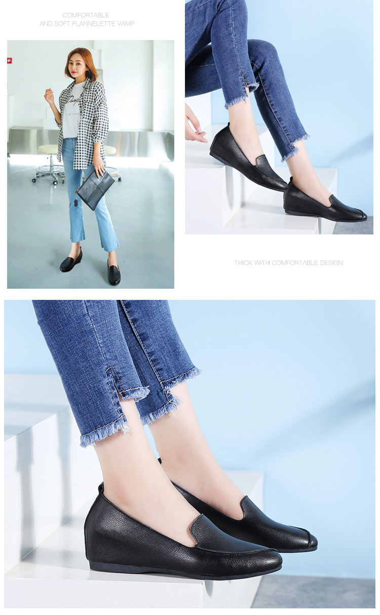 Title 6, New Korean Style Small Leather Shoes For Women...