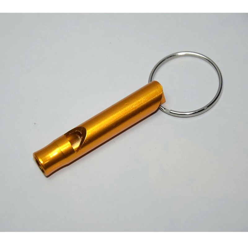 Outdoor Portable And Simple Aluminum Alloy Rescuing Whistle