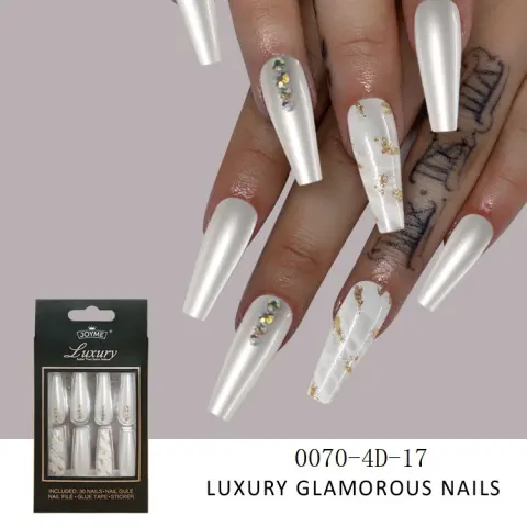 Finished Nail Beauty Long Ballet Stickers 30 Pieces Delivery