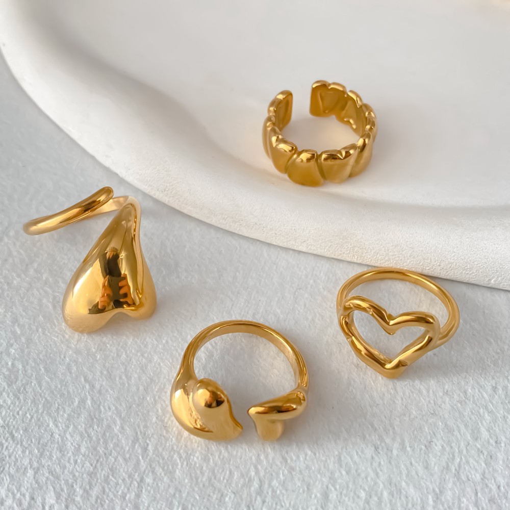 European And American Fashion Stainless Steel Ring For Women