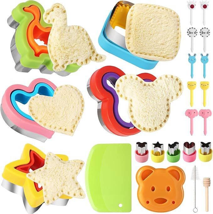 Cartoon Biscuit Mold Sandwich Printed Fruit Embossed Children Baking Suit